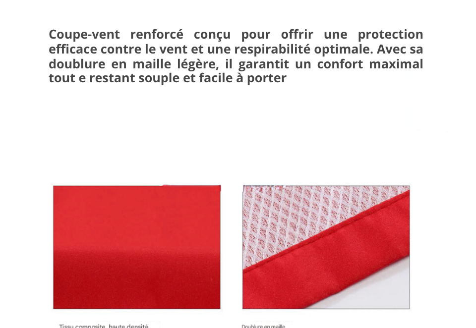 Gilet à bord blanc