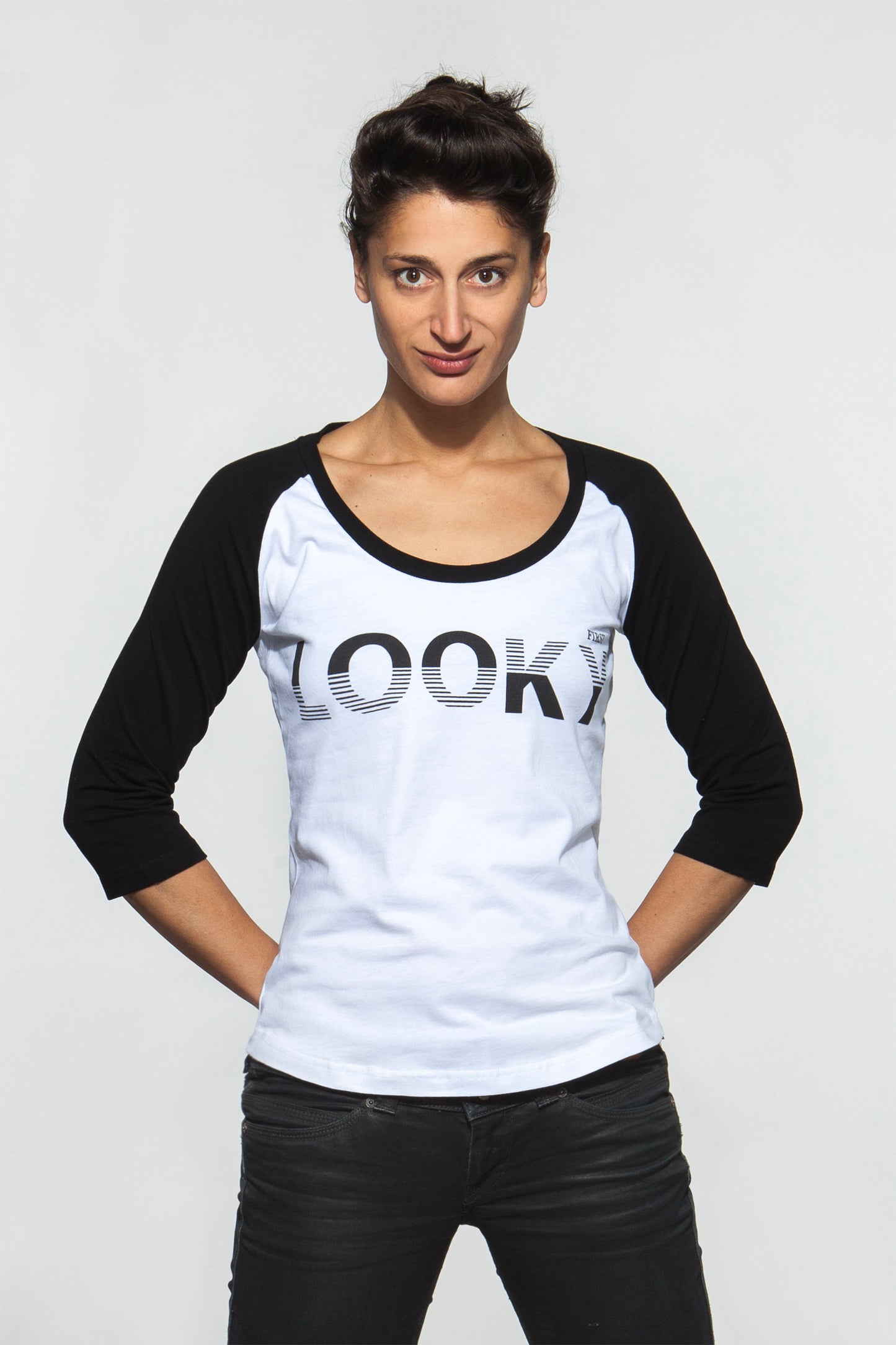 tee shirt 3/4 femme looky first
