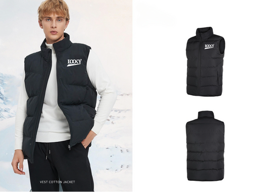 Veste d'hiver en coton manches courtes